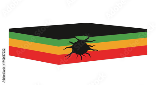 Rastafari Flag Design.