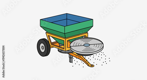 Seed Spreader Machine.