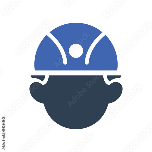 Man Wearing Hard Hat Icon