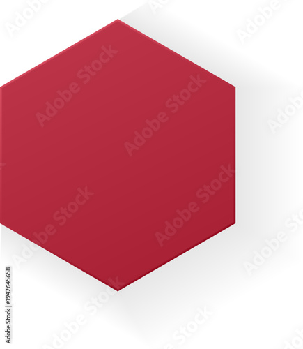 Hexagonal Box Top View