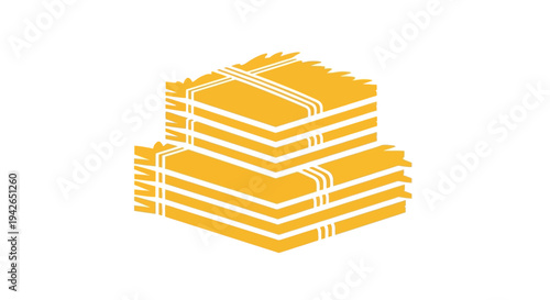 Stack of gold bars.