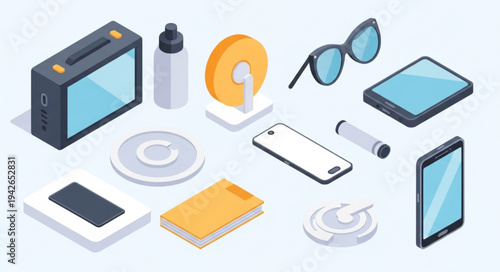 Collection of Various Electronic Devices.