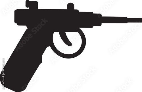 assault rifle vector illustration