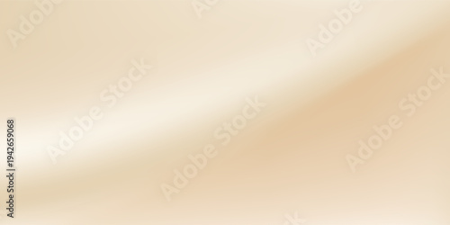 Luxurious golden beige background gradient with smooth silk-like texture, featuring warm light tones and elegant cream hues. Vector high-end branding bg illustration and refined compositions