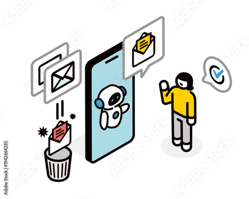 An AI app that deletes spam emails