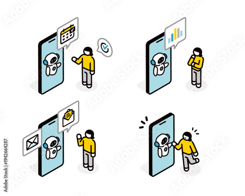 People who use AI-powered apps to manage their schedules and emails