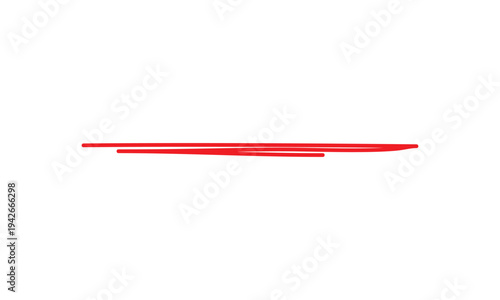 abstract simple red underline design.