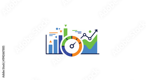 Set of business infographic elements vector