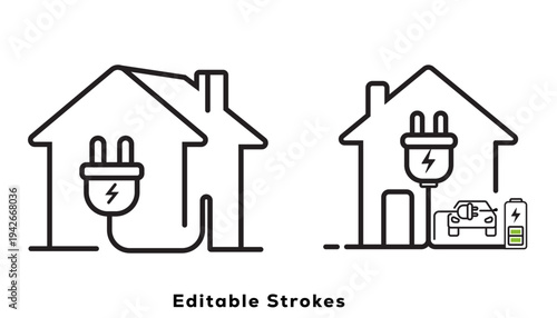 Electricity supply to homes and electric vehicles