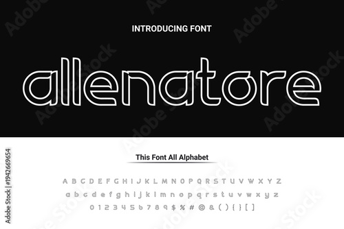 Luxury lowercase display font typeface to make your brand looks premium. Vector Fonts. Alphabet of sans serif font with modern typography. bold and tall vector font.