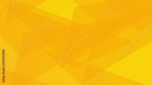 Dynamic abstract geometric background overlapping yellow and orange Shape creating a vibrant modern design.