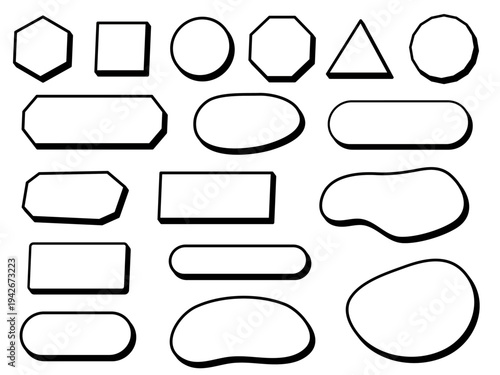 イラスト、吹き出し、素材、アイコン、かわいい、セット、シンプル、