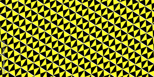 Geometric  pattern with triangles arranged diagonally. Black-white seamless abstract ornament for wallpapers and background