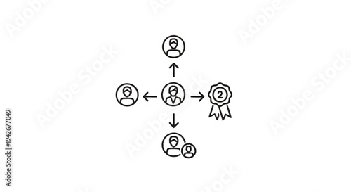 Organizational Chart Showing Hierarchy and Recognition.