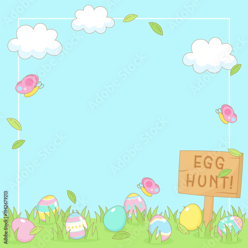 easter egg hunt background 1