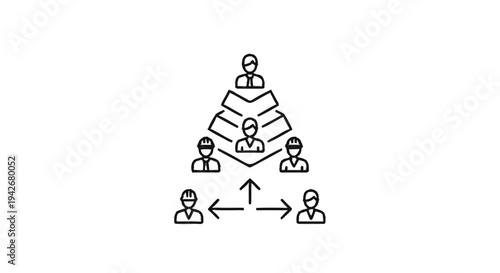 Organizational Hierarchy and Teamwork in Business Structure.
