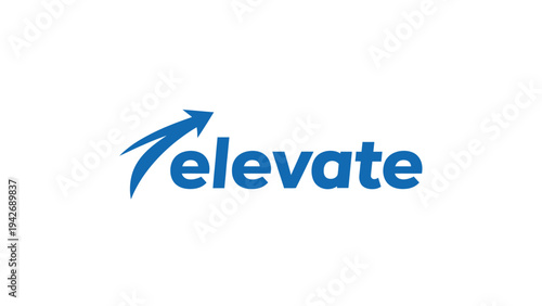 Elevate text with an upward arrow graphic.