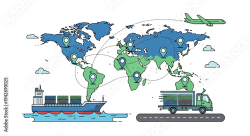 Global Logistics and Transportation Network.
