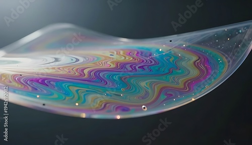 Colorful Soap Bubble Macro