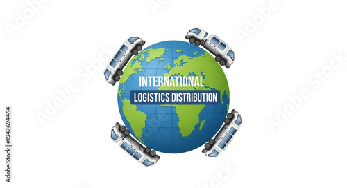 Global Logistics Distribution Network Transportation.