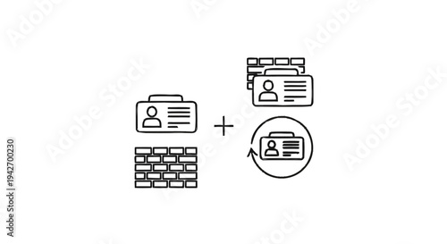Security Access Control System with Identification Badges and Firewall.