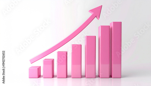 Free Download 3d illustration of a growth chart 37 - GFXLoad