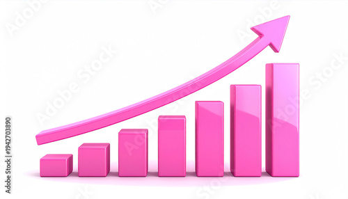 Free Download 3d illustration of a growth chart 37 - GFXLoad