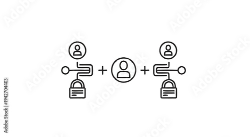 Secure Data Sharing Between Two Individuals With Central Access.