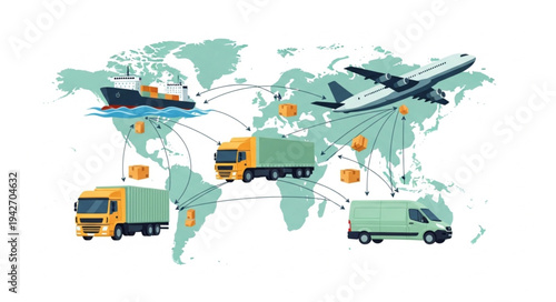 Global Logistics Transportation Network System.