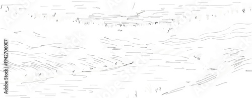 Abstract sketch of swirling lines, suggesting movement and nature