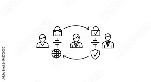 Secure Digital Communication Between People and Global Network.