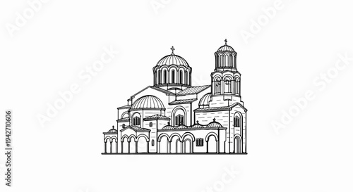 Ornate domed building with a tall tower and arched entrance