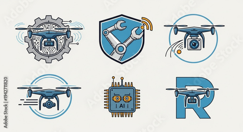Drone Technology and Robotics - A Collection of Modern Designs.