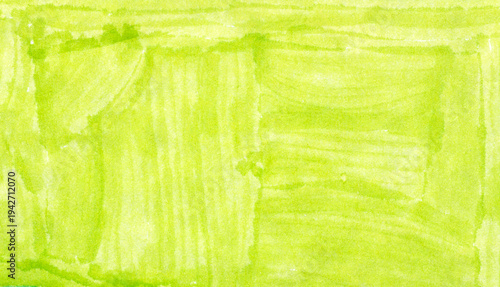 Abstract green marker strokes on white paper, hand drawn felt tip pen texture with uneven coloring, macro artistic background