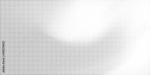 Grunge halftone gradient texture. Black pixel distress backdrop. Weathered grit noisy background. Damaged glitched print overlay. Fading gritty sandy wallpaper. Vector smudged halftone grange texture
