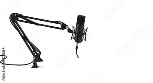 Professional Studio Microphone on Adjustable Stand.