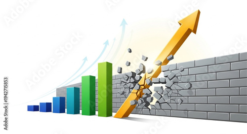 Graph Bar Chart Arrow Success.