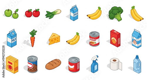 Grocery Items Assorted Food Products.