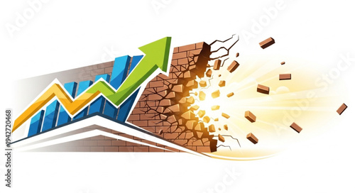 Graph Exploding with Debris and Shards.