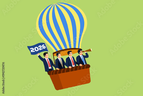 Team Flying High In Balloon