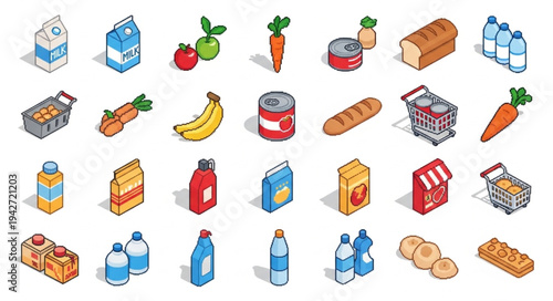 Grocery Items and Food Products.