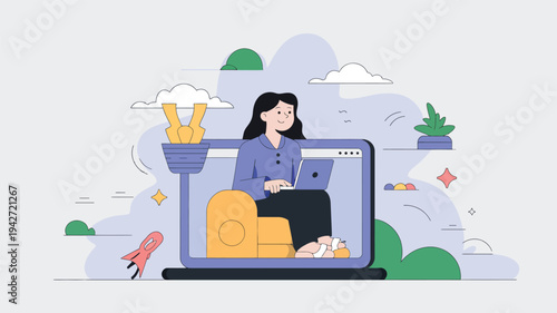 online advertising concept