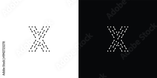 Digital Dotted Y Letter Logo