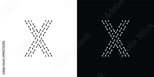 Digital Dotted Y Letter Logo