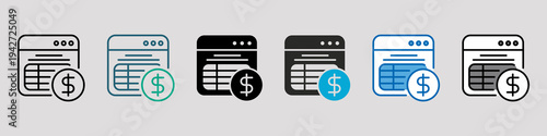 Invoice Single Icon Pack Multistyle