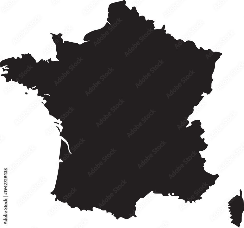 Obraz premium France map