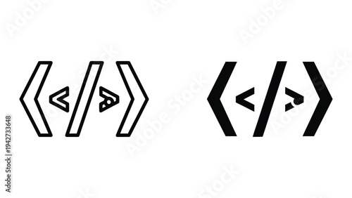 Code Brackets Programming Language Symbols