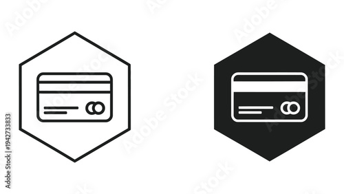 Credit Card Payment Icon Commerce Vector