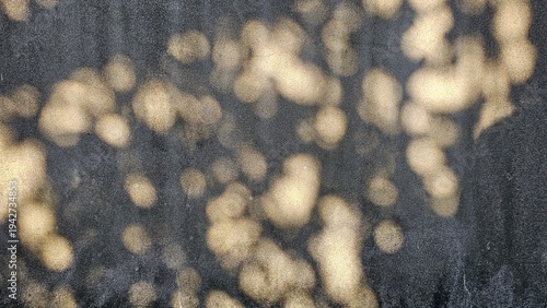 Foto Beautiful tree leaves shape gentle sunlight, shadows glowing on concrete rock st