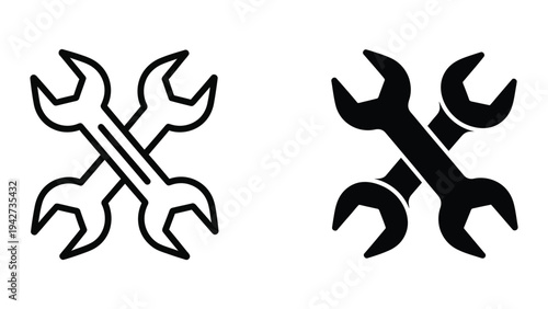 Wrench Tools Industry Service Concept